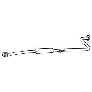 Klarius centre exhaust pipe - centre, &