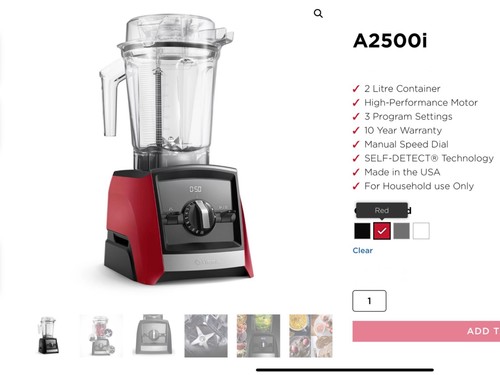 Vitamix a2500i ascent series - a2500i,