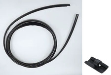 GENUINE MAZDA RX-7 FC3S 86-91 Rear Glass Windshield Molding & Joint Set OEM