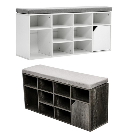 Wooden hallway bench shoe rack - wooden,