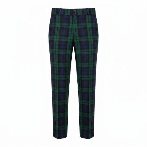Men tartan trousers trews - men's,