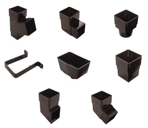 Rainwater downpipe accessories - downpipe,