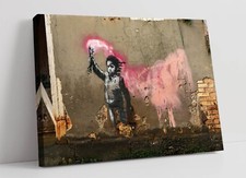 BANKSY GRAFFITI CHILD WITH