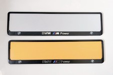 BMW M POWER number plate