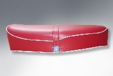 Vespa GS GT GL Sprint PX PE T5 Classic GS Style Seat Red Cream Piping 003412