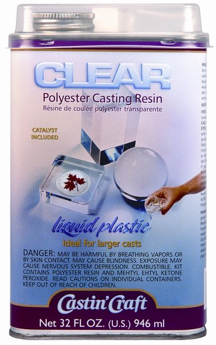 Clear casting resin with - clear,