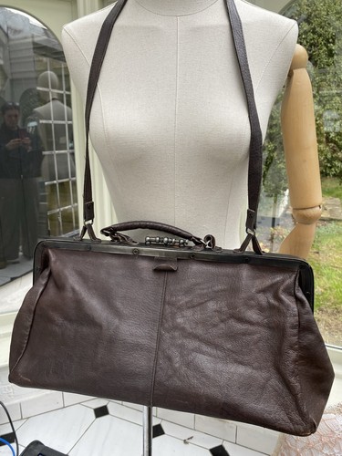 Vintage brown leather doctor - vintage,