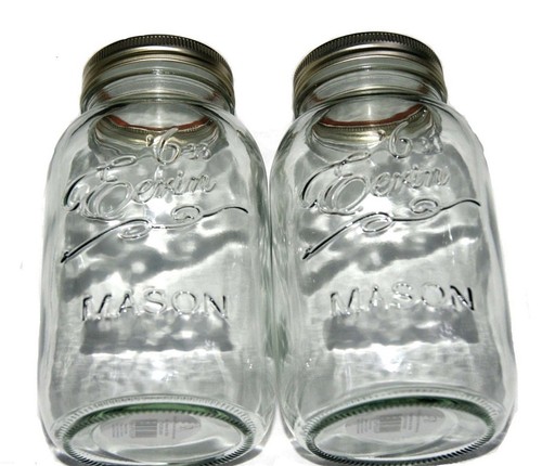 Litre glass mason jam - 1,