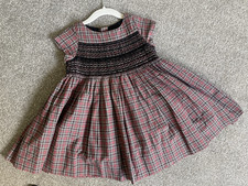 BONPOINT DUCHESSE CHECK DRESS