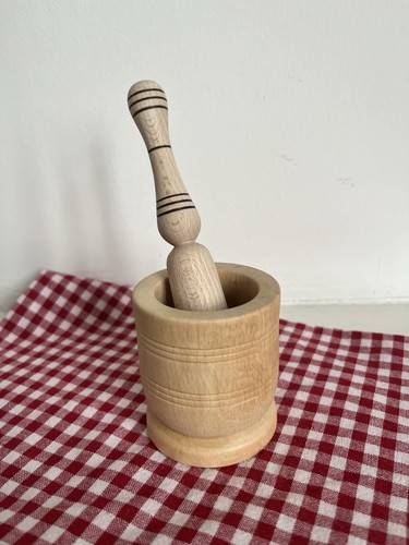 Brand new wooden - new, mortar