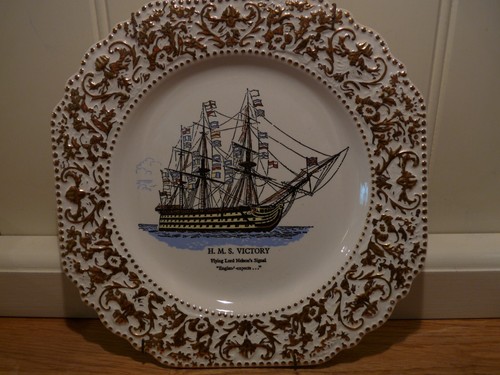 Hms victory plate - hms,