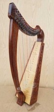 Brand New 22 Strings Rosewood Celtic Irish Harp Free Carrying Case & Tuning Key