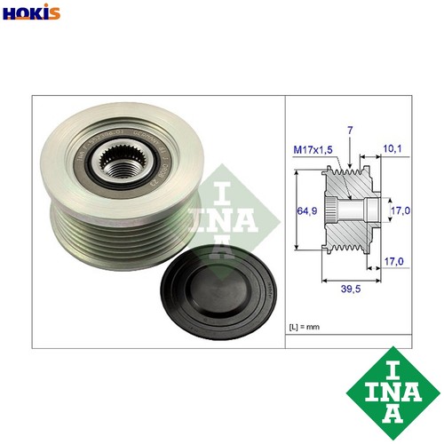 Alternator freewheel clutch - freewheel,