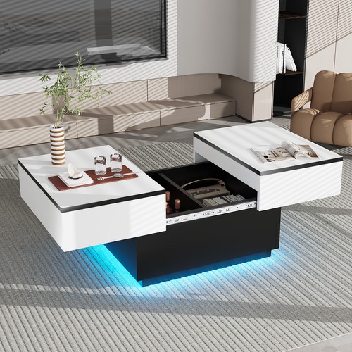 Sliding top led coffee - sliding,