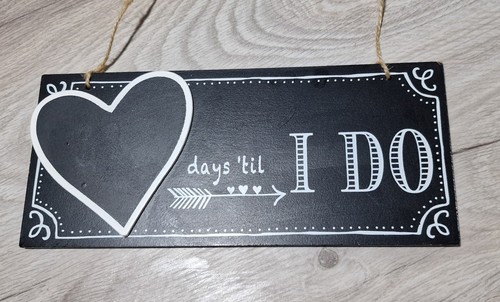Wedding countdown chalkboard - countdown,