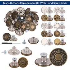 Metal Jeans Buttons