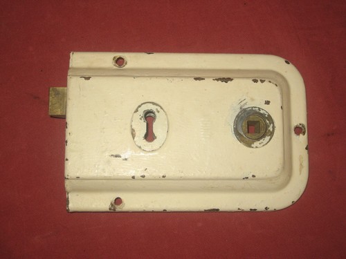 Vintage union rim door lock - vintage,
