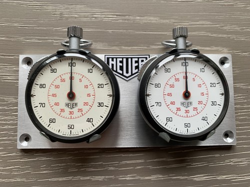 Boxed heuer stopwatch set - heuer,