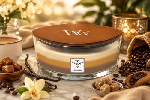 Woodwick trilogy café sweets - woodwick,