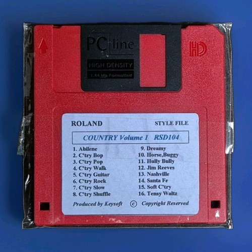 Roland keyboard style - style, disk