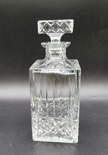 Thomas Webb Decanter - Square - Heavy - 22cm Tall