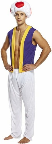 Mens toad mushroom man super - mushroom,
