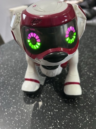 Teksta pink robot - robot, puppy