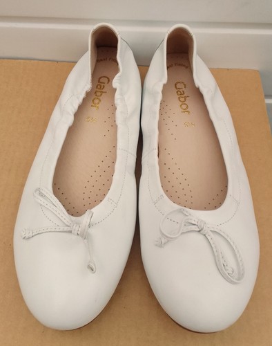 Gabor size white leather - gabor,