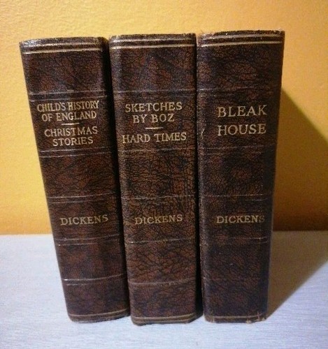 Charles dickens 1930s leather - 1930s,