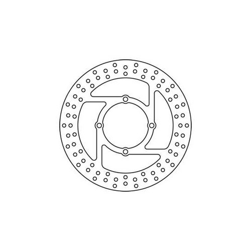 Brake disc rear - fixed,