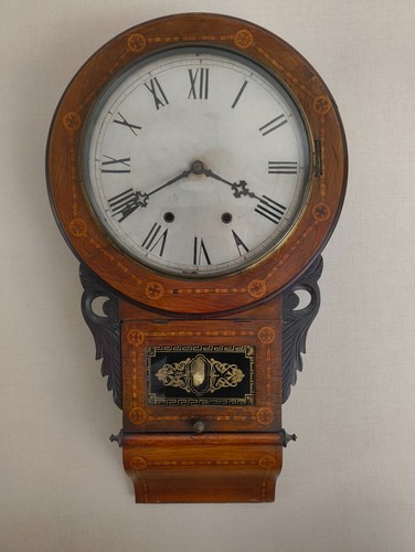 Antique american pendulum - american, wall