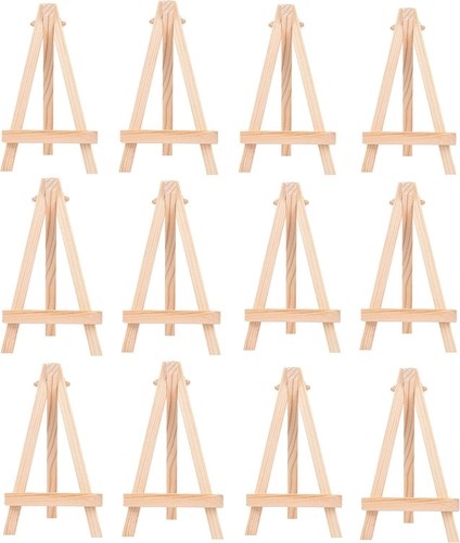 12pcs wooden mini easels - 12pcs,