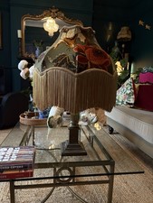 Rita - 16” Handmade Victorian Lampshade - House Of Hackney Artemis - Moss Green