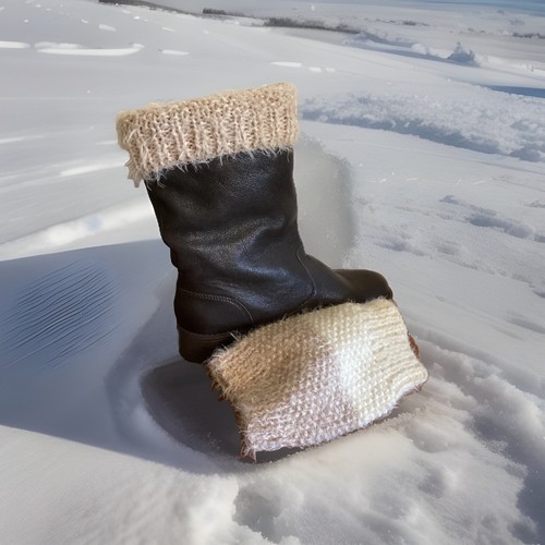 New boot cuffs toppers - new,
