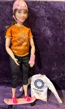 Barbie Skateboarding Tokyo Olympics Doll Fully Articulated