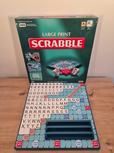 Complete large print scrabble - large,
