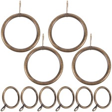  20 Pcs Roman Blind Curtain Rings Hooks for Curtains Shower Thick