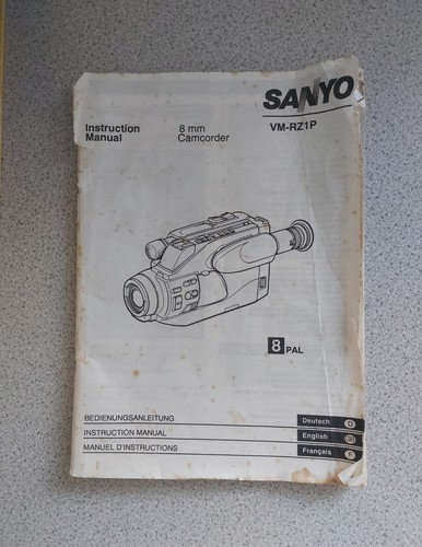 Sanyo rz1p 8mm - sanyo, vm-rz1p