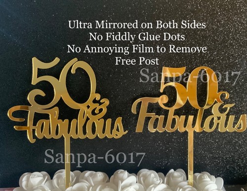 Fabulous birthday cake - 50,