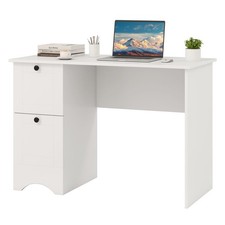 Small White Desk 109x50x75cm