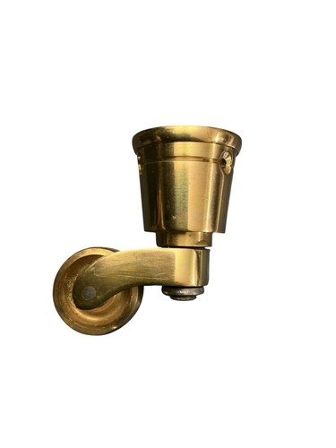 Set solid brass - 4, castors