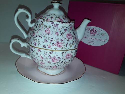 Royal albert rose confetti tea - albert,