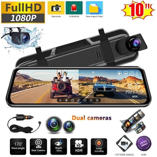 Mirror dash cam - mirror, hd