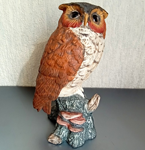 Leonardo owl ceramic figurine - leonardo,