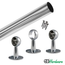 Hanging Wardrobe Rail Tube KIT