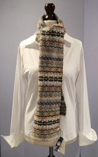 SEASALT Women's Dreaming Tide Jacquard Scarf - Harlyn Pink Grass