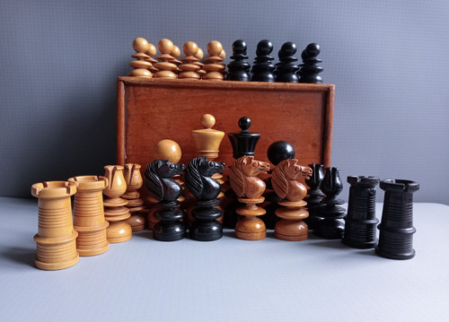 Antique boxwood ebony - antique, st