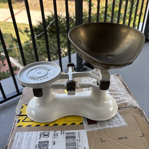 Vintage victor white cast iron - vintage,