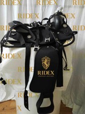 Synthetic Western  Barrel Racing Pleasure 10" to 18.5" Trail Horse Tack Saddle .