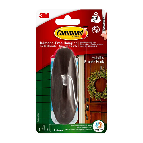 Command strips metallic - 3m,